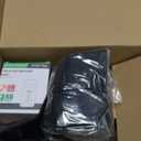 Vacuum Compression Bags for Travel with Usb Electric Pump, Reusable & Space Saver Vacuum Storage Bags with Waterproof Zipper for Duitcase and Backpack, Black (2Pack+Pump)