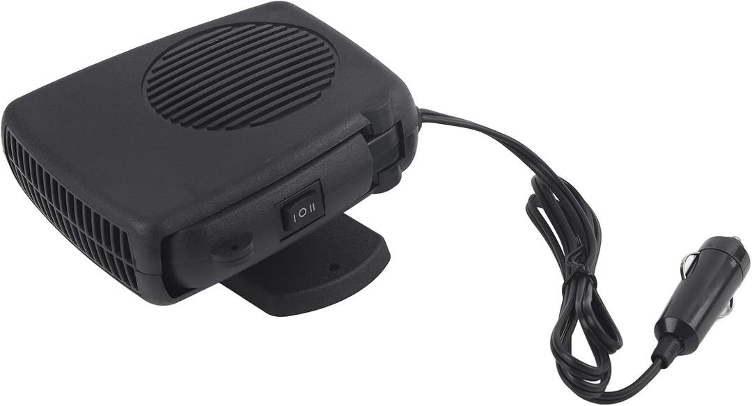 Car Heater 12V 150W Ceramic Heater 2 in 1 Ceramic Windshield Cooling Radiator Defroster Defroster Replaceable Defrost Fan for Car Auto