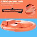 GLDRAM 2pc Steering Wheel Controller Grip for Switch 2 Joycon