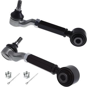 2Pc Set K100121 Adjustable Rear Upper Control Arm and Ball Joint Assembly Compatible With 2005-2017 Ho-nda Odyssey (11-17 Fit Sub models: EX, EX-L, LX, Only) (OE# 52400SHJA01 MS601183)