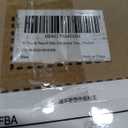 Annecy 4Ft Pre-Lit Flocked Pencil Christmas Tree, Artificial Fir Snow Slim Skinny Christmas Tree for Home, Office, Party Decoration w/ 307 Tips, 100 Warm White & Multi-Color Lights, Metal Hinges&Base