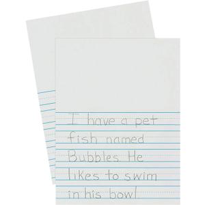Pacon 2656 Newsprint Handwriting Paper, Picture Story, 7/8" x 7/16" x 7/16" Ruled 9" x 12", Ruled Short, 500 Sheets