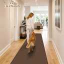 Waterproof 3x8 Runner Rug Non Slip Floor Runners for Dogs, Brown