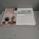 LORDEM Black Full Spectrum LED Grow Light, 72 LEDs, 4 Brightness Settings, Auto On/Off Timer, Height Adjustable, Ideal for Large Plants