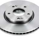 PowerStop Front Brake Rotor For Hyundai Elantra 2009-12 |Sonata 2006-10 |Tiburon 2003-08 |Tucson 2005-11 |Kia Magentis 2005-10 |Kia Optima 2007-10 - Direct OE Disc Replacement Rotor, JBR1136