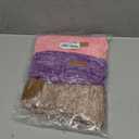 3 Pack Dog Sweaters for Small Dogs Girl Boy Winter Fleece Clothes Warm Soft Dog Sweatshirt Outfit for Dogs Cats Pet Apparel (Burgundy+Khaki, Large) (Purple+Khaki+Pink)