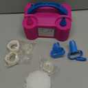 SINBEE Balloon Pump, Balloon Pump Electric, Portable Dual Nozzle Electric Blower Air Pump Inflator for Party Decoration. Faster and Save Time (Rose Red)