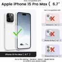 OTOFLY Compatible with iPhone 15 Pro Max Case,[Silky and Soft Touch Series] Premium Soft Liquid Silicone Rubber Full-Body Protective Bumper Case for iPhone 15 Pro Max (White)