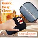 Pet Hair Removal Glove – Reusable Electrostatic Grooming Gloves for Dogs & Cats – Pet Hair Removal Dog Hair Remover