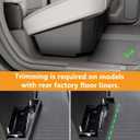 KINGGERI Under Seat Storage Boxes Compatible with 2019-2026 Chevy Chevrolet Silverado 1500/GMC Sierra 1500, 2020-2026 Silverado/Sierra 2500HD/3500HD | Double & Crew Cab Rear Underseat Organizer Box
