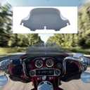 Amazicha 8" Smoke Wave Windshield Windscreen Compatible for 1996-2013 Harley Davidson Touring Street Glide/Electra Glide/Tri Glide FLHT FLHX FLHTCU FLHTC FLHTK (Tint)
