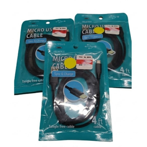 JACENT Micro USB Cable 3 Pack 4  FT