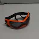 PETLESO Dog Goggles for Small to Medium Breed, Anti-UV Dog Sunglasses Outdoor Riding Driving Hiking, Pet Glasses Windproof Anti-Fog Dustproof Snowproof, Adjustable Straps, Medium Orange