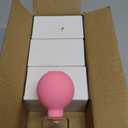 BBTO 4 Pieces Glass Cupping Set Glass Silicone Cupping Cups Massage Vacuum Suction Cupping Cups for Body Face Leg Arm Back Shoulder Muscle and Joint Pain (Pink)