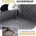 H.VERSAILTEX 100% Waterproof Couch Covers for 3 Cushion Couch Triple Non-Slip Sofa Cover with Storage Pocket Washable Couch Protector for Dogs(Sofa, Grey)