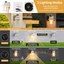 Yisuro Porch Lights with GFCI Outlet, Dusk to Dawn Motion Sensor Outdoor, 3 Lighting Modes Exterior Light Fixture, Outside for House Front Door Patio Garage(White), 1 Pcs White