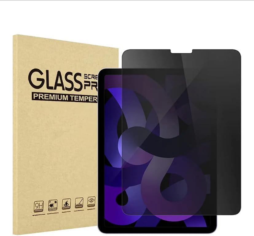 1 Pack for iPad Air 5th 2022/ Air 4th 2020/ iPad Pro 11 4th 2022/ 3rd 2021/ 2nd 2020/ 1st 2018 Privacy Screen Protector, Anti-Spy Tempered Glass for 10.9 iPad Air 5 4 / iPad Pro 11"