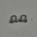 Boat Anchor Shackle 1/4" 5/16" 3/8" 1/2 inch (4 Size) 316 Stainless Steel Shackle Marine Grade Bow Shackle with Cotter Pin