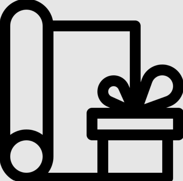 BIOBROWN Vintage Christmas Wrapping Paper Jumbo Roll with Trim Ribbon 30 Inch X 40 Feet (100 sq. ft. ttl.) Holiday News Papers Design Perfect for Christmas, Party, Xmas, Holiday Gift Wrap