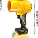Brushless Leaf Blower for DEWALT 20V Battery, 990000 RPM Cordless High-Speed Handheld Air Blower, Jet Fan Design for Patio Cleaning, Lawn Care, Blowing Leaves/Dust (No Battery & Charger Included)