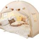 Sherilyn Full Size Bed Canopy Toddler Bed Tents for Kids Dream Tent on Bunk Bed Privacy Space Blackout Sleeping Playhouse Tents Indoor Portable Drafty House for Boys Girl Birthday Gift, 54"W x 75"L (Pack of 1)