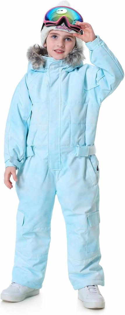 Bluemagic Kid's Baby One Piece Snowsuits Overalls Ski Suits Jackets Coats Jumpsuits Winter Outdoor Waterproof Snowboarding