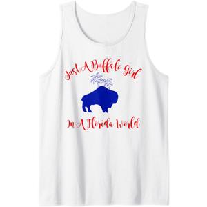 Just a Buffalo Girl In a Florida World Tank Top