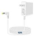 EGK 6V AC Adapter for Omron Blood Pressure Monitor (All Series), Hem-ADPTW5 USA UL Listed Charger Replacement, 10Ft Power Cord