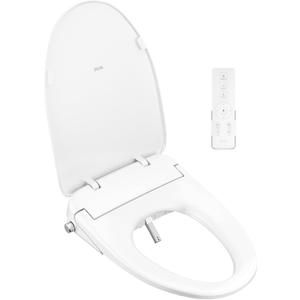 Delta Faucet Refresh Premium Elongated Electric Bidet Toilet Seat, Warm Water Bidet, Heated Seat Bidet, Bidet Attachment for Toilet, Toilet Seat Bidet, Bidet Toilet Seat Elongated, White 893006E-WH