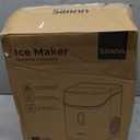 Nugget Ice Maker Countertop, Pebble Ice Maker with Soft Chewable Ice, One-Click Operation Ice Machine with Self-Cleaning, 33lbs/24H for Home,Kitchen,Office