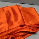 SiinvdaBZX 4Pcs Satin Sheet Set Queen Size Ultra Silky Soft Red Orange Satin Queen Bed Sheets with Deep Pocket, 1 Fitted Sheet, 1 Flat Sheet, 2 Envelope Closure Pillowcases