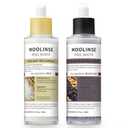 Peel Shot Glow Black and White Rice Peeling Ampoule, Soft Exfoliating Face and Body Scrub Dead Skin Cells Remover,Gentle Peel & Deep Hydration for All Skin Types