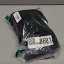 Women’s Corduroy Pants Baggy Wide Leg Pants Casual Elastic Waisted Palazzo Harem Pants with Pockets Black,S