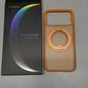 TORRAS 360 Magnetic Stand for iPhone 17 Pro Max Case, [Fit for MagSafe] [4X Military-Grade Protection] Slim Case for iPhone 17 Pro Max 6.9", Translucent Cosmic Orange, Ostand O3 Fitness Series