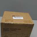 Brightown Smart Christmas Snowflake Lights, 12ft 96LED with 8 Drops Outdoor Icicle Lights with APP Control & Music Sync, Waterproof Connectable, 80+ Scene Modes for Roof, Window, Yard, Patio