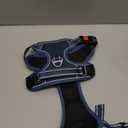 Timos Dog Harness Large Sized, No Pull Pet Harness with Neck Lockable Snap,No Choke Front Clip Dog Reflective Vest,Adjustable Metal Rings 3 Buckles,Easy Control Handle for Large Dogs Royal Blue L (Large (Pack of 1))