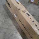 Rolanstar Bed Frame Full Size with Charging Station and LED Lights, Upholstered Headboard with Storage Shelves, Heavy Duty Metal Slats, No Box Spring Need, Noise Free, Easy Assembly, Dark Grey