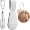 Fikoksol Magnetic Hat Clip 1-Pack - The Light Gray Hat Clip for Travel on Bag, Magnetic Hat Clips for Bag, and Secure Hat Holder for Travel on Caps & Beach Hats, Vacation Essentials