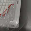 Small Bird Travel Cage - The Lightweight Small Birds Starter Kit with Birdcages and Accessories Great for Parakeets Lovebirds Parrotlets Finches Canaries (White 14.5"L x 13.3"W x 16.5"H)