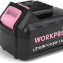 WORKPRO 20V Replacement Li-ion Battery for 20V Pink Cordless Drill Driver