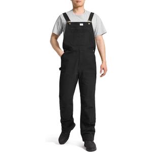 HISEA Mens Flex Canvas Bib Overalls, Men's Relaxed Fit Lightweight Stretch Work Overall with Adjustable Straps and Pockets