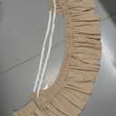 NICEEC Spandex Stretch Dining Bench Cover with Skirt Removable Bench Slipcover Rectangle Washable Bench Cushion Covers for Dining Room Living Room Bedroom Kitchen (Beige) (Large)