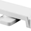 Prime-Line F 2590 Sash Lock for Vertical and Horizontal Sliding Windows  Replace Broken Sash Locks for Additional Home Security, 2-1/4 Mounting Hole Centers, White Diecast (Single Pack)