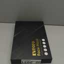 EVFOFO Red Light Therapy Mask for Face and Neck, 7-Color LED Face Mask Light Therapy with 850nm NIR -Professional Red Light Therapy for Face, Skin Rejuvenation, Anti-Wrinkle & Firming at Home (Black)