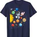Port Company Solar System Planets Science Space Astronaut Universe Galaxy T-Shirt , Size 3T, Blue Kids
