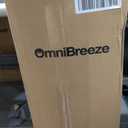 OmniBreeze Digital Electric Tower Fan, with Remote Control, LED Display, Standing Bladeless Floor Fans Cooling and Quite Indoor Living Room Bedroom use (36 Inch), 36 Inch Oscillation