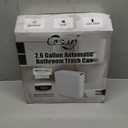 Cesun Automatic Motion Sensor Bathroom Trash Can with Lid, 2.6 Gallon Touchless Trash Bin, Smart Plastic Slim Garbage Can Small White Wastebasket for Toilet, Office, rv, Bedroom, Living Room