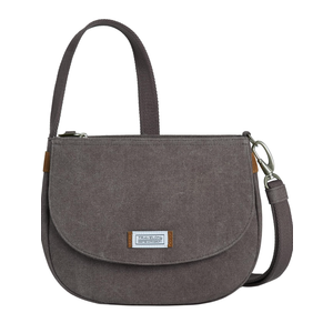 Travelon Anti-Theft Heritage Saddle Crossbody, Grey