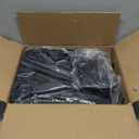 SNTD Dish Drying Rack, Expandable Dish Rack for Kitchen Counter, Stainless Steel Dish Drainer with Drainboard Set and Utensil Holder (Black)