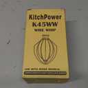 K45WW Wire Whip Attachment for Tilt-Head Stand Mixer for KitchenAid Stainless Steel Egg Cream Stirrer, Flour Cake Balloon Whisk